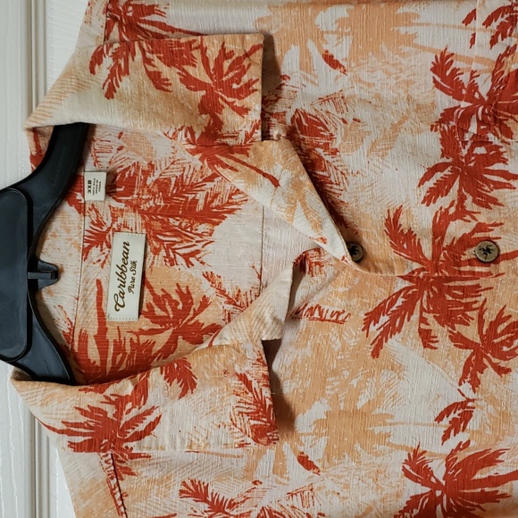 Men's Caribbean Silk Tropical Shirt - Picture 2 of 7